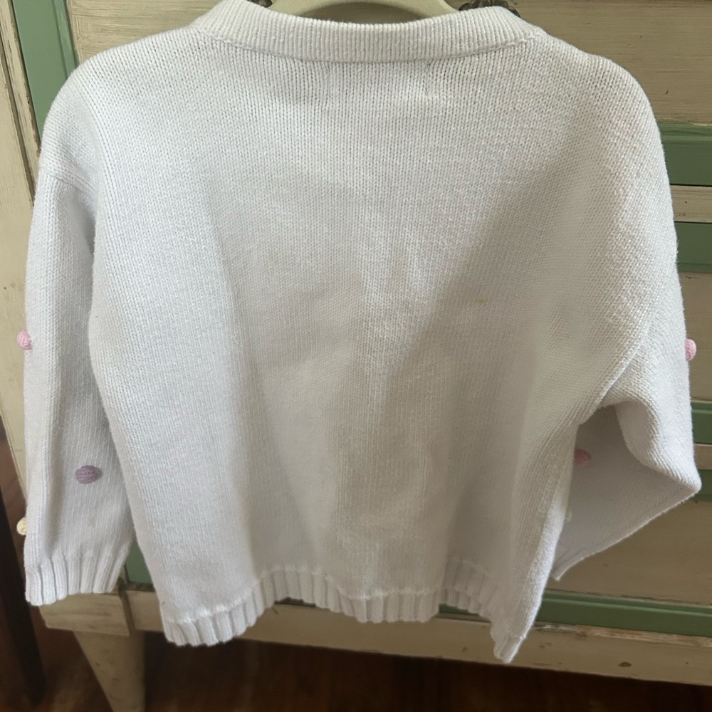 Claver Pastel Pom Pom Cardigan - Picture 3 of 4